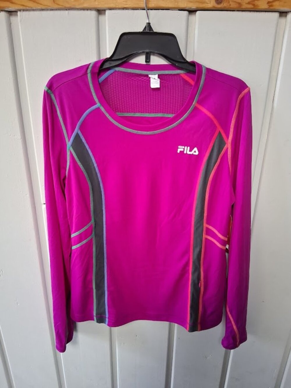 Fila Sport Extreme Women's Long Sleeve Running Top NWT Sz L
